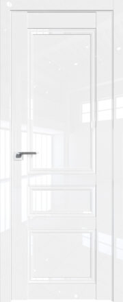 Фото двери Профильдорс (Profildors) 130L цвет-Белый люкс стекло- молдинг-