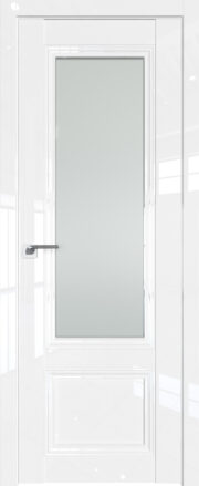 Фото двери Профильдорс (Profildors) 2.103L цвет-Белый люкс стекло-Матовое молдинг-