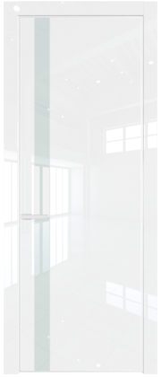 Фото двери Профильдорс (Profildors) 18LA цвет - Белый люкс стекло - Lacobel Белый лак - профиль Белый матовый RAL9003