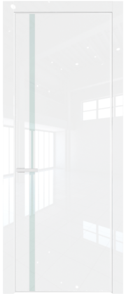 Фото двери Профильдорс (Profildors) 21LA цвет - Белый люкс стекло - Lacobel Белый лак - профиль Белый матовый RAL9003