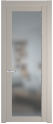 Фото двери Профильдорс (Profildors) 1.1.2 PD цвет - Сэнд стекло - Матовое